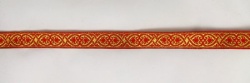 Галун АФИНЫ, красный с золотом, шир. 1,7 см, ФР Галун АФИНЫ, красный с золотом, шир. 1,7 см, ФР