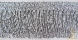 Бахрома серебро 54, шир. 6,5 см, (8 м в упаковке), арт. 303 Бахрома серебро 54, шир. 6,5 см, (8 м в упаковке), арт. 303