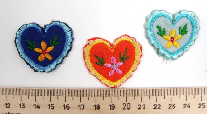 Термоаппликация 18 детская СЕРДЦЕ