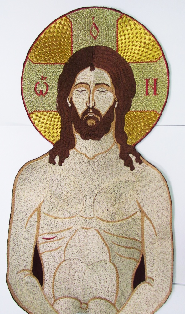 Икона Спасителя для плащаницы, 97х 22 см