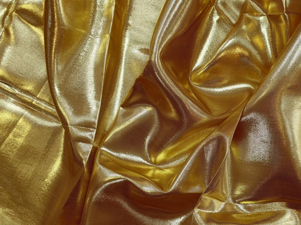 Глазет золото, гладкий, шир. 100 см