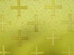 Парча ЕФРОСИНЬЯ, желтая с золотом, шир. 150 см, Рахманово Парча ЕФРОСИНЬЯ, желтая с золотом, шир. 150 см, Рахманово