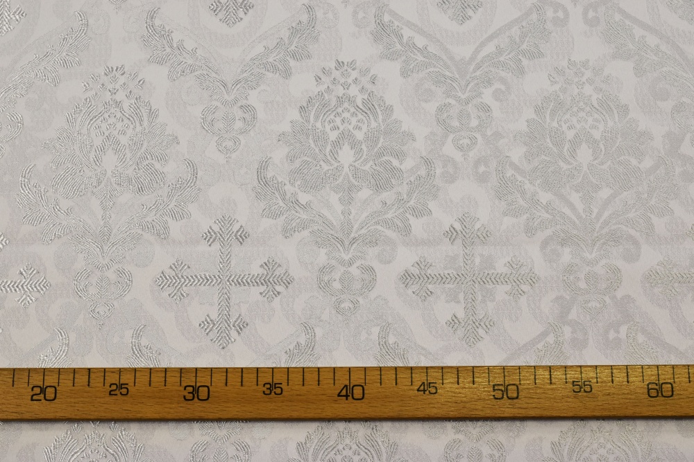 Шелк МУЗА, белый, шир. 150 см, Рахманово