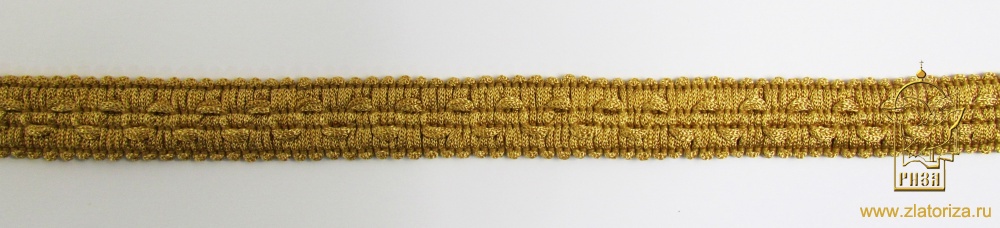 Тесьма золото 25 (арт. 253, 25 м в упак), МТ