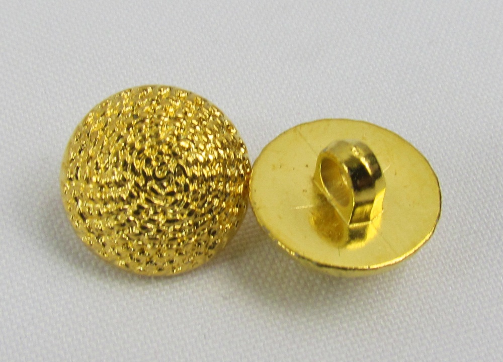 Пуговицы 25 пластик золото