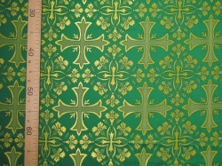 Шелк ВАСИЛЕК, зеленый с золотом, шир. 150 см, Рахманово Шелк ВАСИЛЕК, зеленый с золотом, шир. 150 см, Рахманово