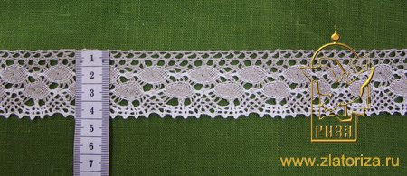 Кружево 146, плетеное, льняное, шир. 4 см