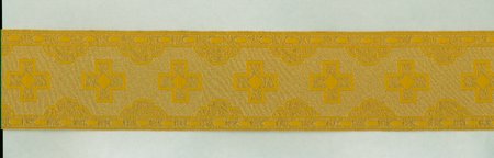 Галун ФР ПРЯМОЙ КРЕСТ жел. шир. 6 см