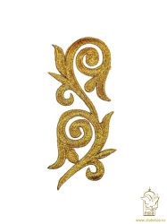 Термоаппликация ЗАВИТОК 11, золото