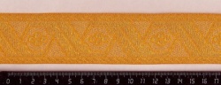 Галун ДУБОК, желтый с золотом, шир. 4 см, ФР