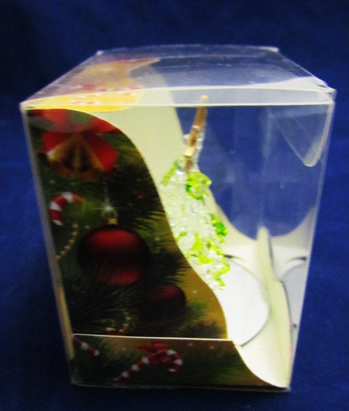 Сувенир рождественский Елочка, малая, стекло, зеркало, 35108