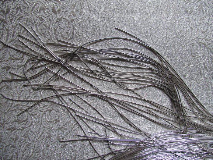 Канитель 27К серебро темное