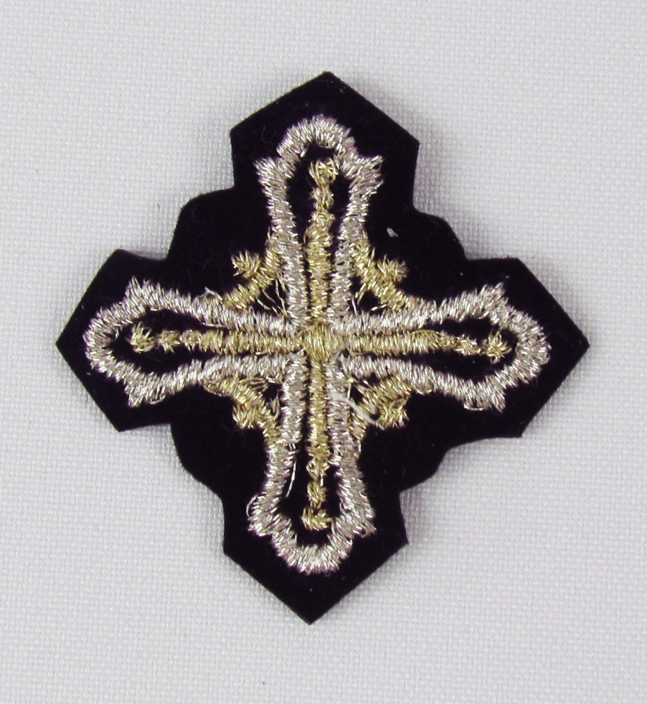 Крест набор ГЕОРГИЙ требный фиолетовый с серебром, 9 штук