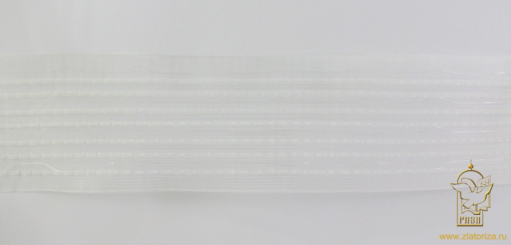 Лента шторная, прозрачная, шир. 10 см