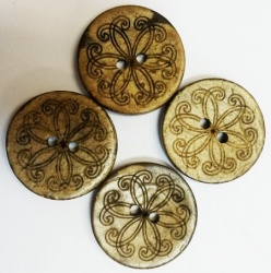 Пуговицы КП039, кокос Пуговицы КП039, кокос