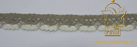 Кружево 170, плетеное, шир. 2 см