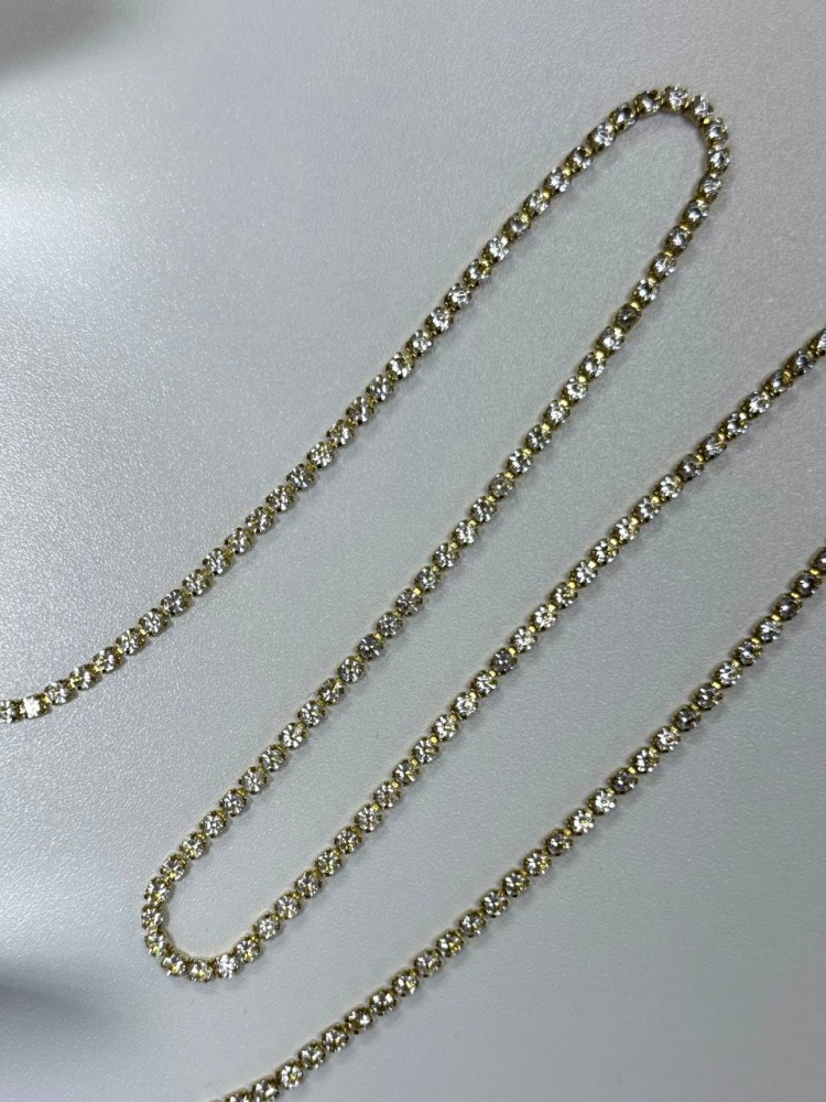 Стразы лента пластик