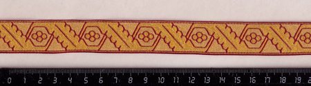 Галун ДУБОК, бордо, шир. 2,3 см, ФР