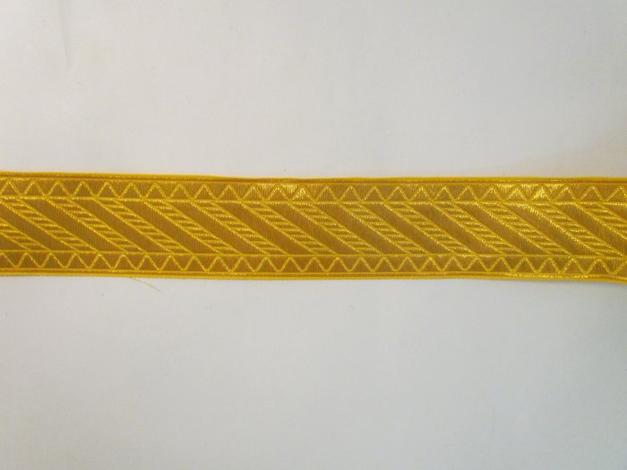 Галун Ногинск ДИАГОНАЛЬ жел. шир. 5 см