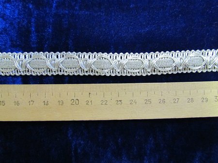 Тесьма серебро 79