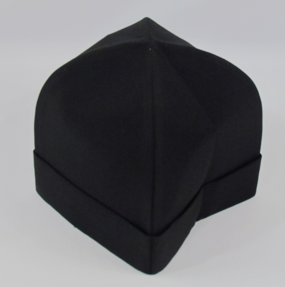 Скуфья с отворотом, смесовая ткань, мужская