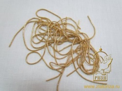 Канительный шнур ЗИГЗАГ 1 золото, арт. gold dabang № 8)