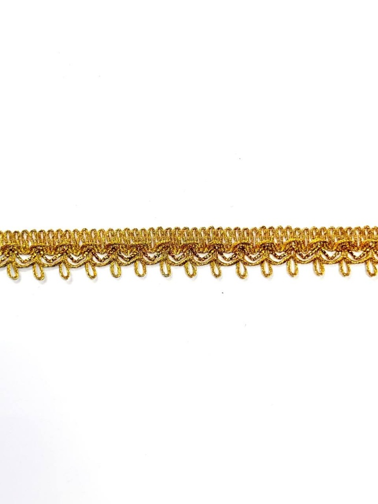 Тесьма золото 54, арт. F346, 16,4 м в упаковке