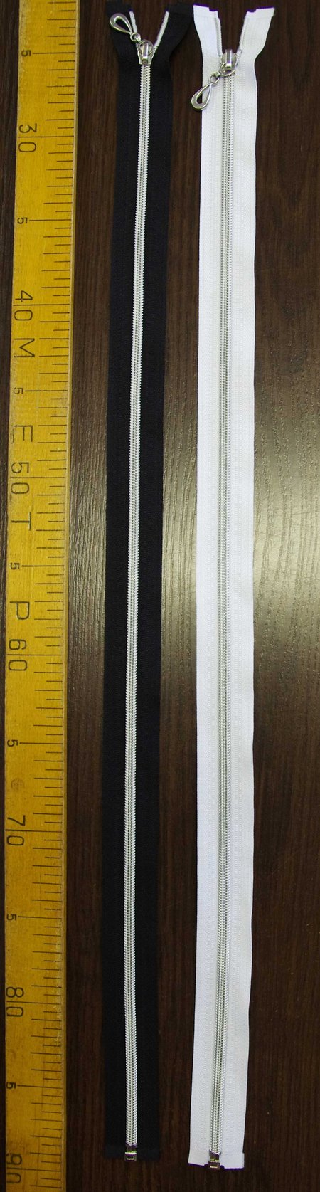 Молния Спираль с напылением, разъемная, дл. 80 см, черная