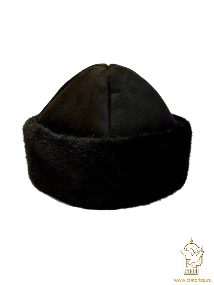 Шапка женская, с искусственным мехом, зимняя
