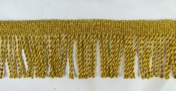 Бахрома золото 53, металлическая, облегченная, 8 м в упаковке), арт. Н-2