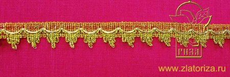 Тесьма золото 28, арт 733, 16 м