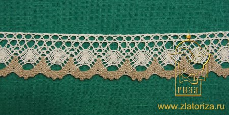 Кружево 152, плетеное, шир. 3,5 см