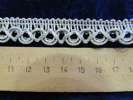 Тесьма серебро 81