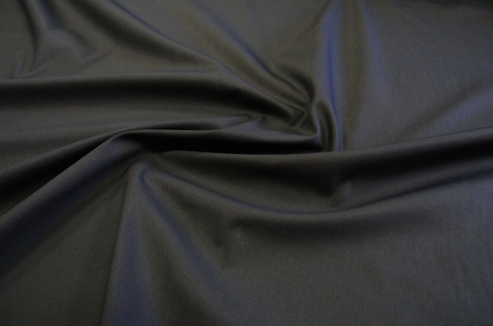 Сорочечная, черный, шир. 150 см, х\б 98%, эластан 2%