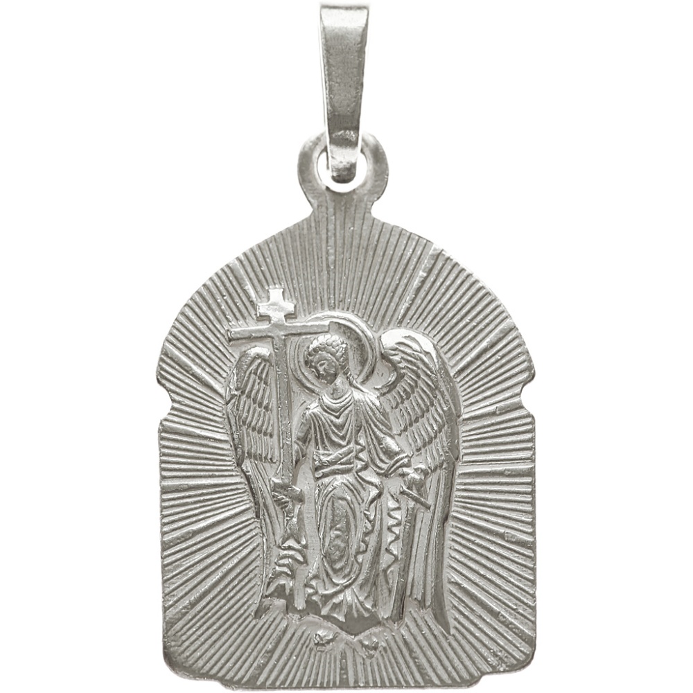 Ангел Хранитель (мужской) подвеска комбинированная: золочение, серебрение. Сделано в России