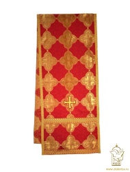 Аналойник шелк красный с золотом Аналойник шелк красный с золотом