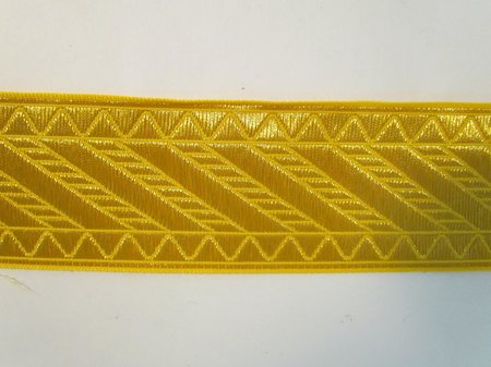 Галун Ногинск ДИАГОНАЛЬ жел. шир. 5 см