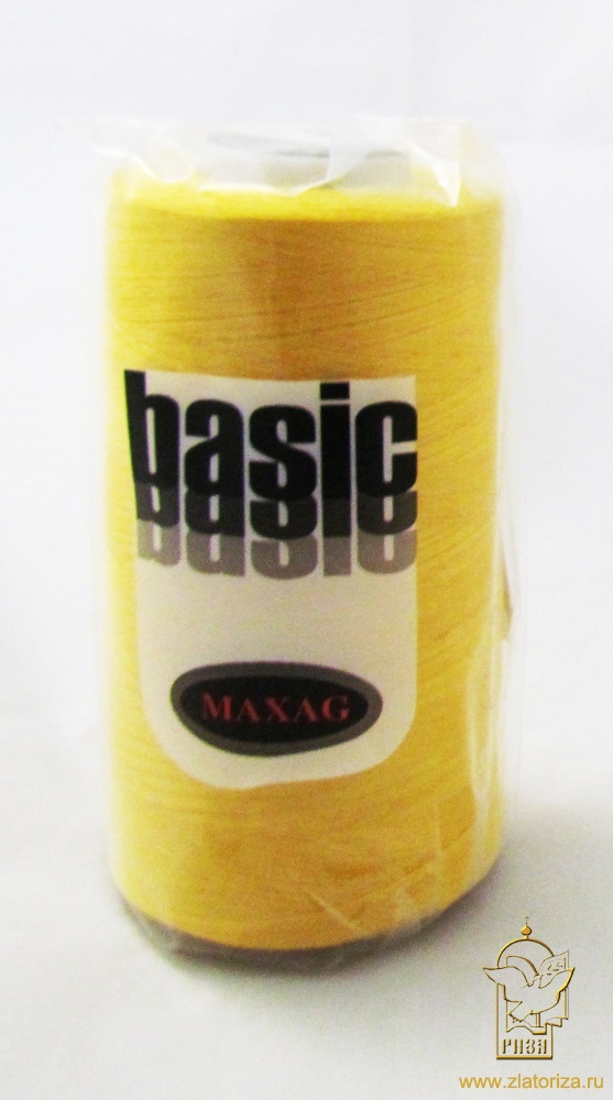 Нитки оверлок 5000 яр. желтые