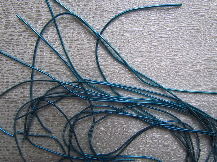 Канитель 52К бирюза голубая