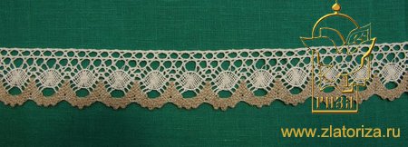Кружево 152, плетеное, шир. 3,5 см