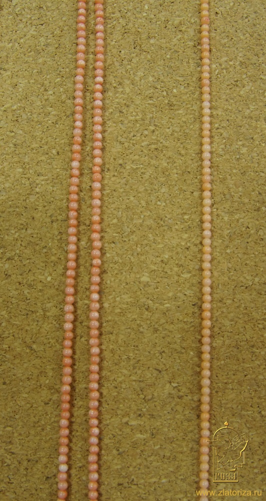 Коралл натуральный, длина 45 см