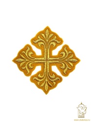 Крест 3 ВИФЛЕЕМ желтый золот, 10 см