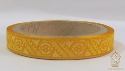 Галун ДУБОК, желтый с золотом, шир. 1,5 см, ФР