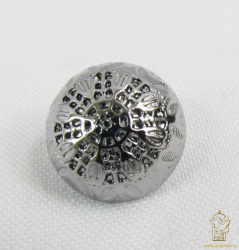 Пуговицы 25 пластик серебро