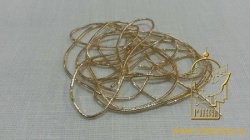 Канитель 57К золото, арт. 888 disco