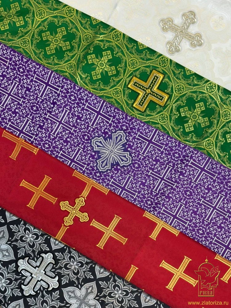 Пелена на престол/жертвенник 120 х 120, шелк церковный