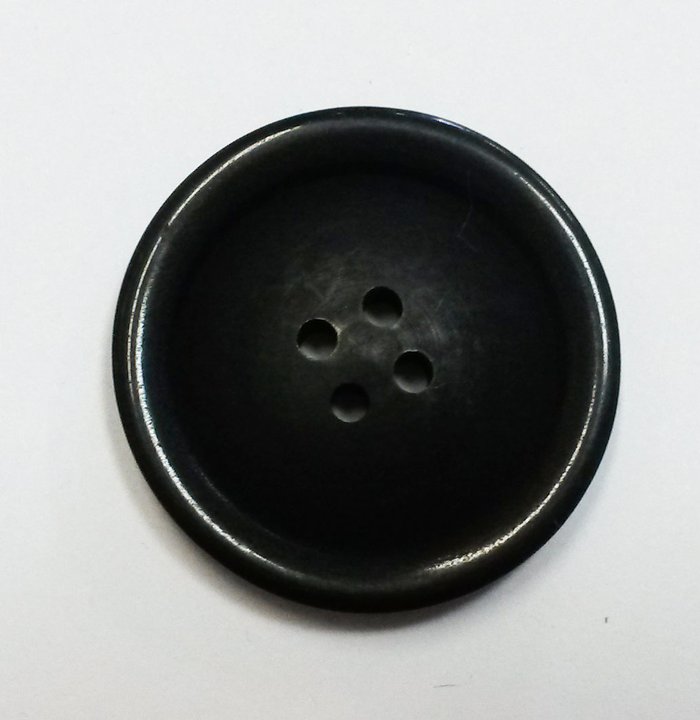 Пуговицы черные, для зимних ряс, 30 мм