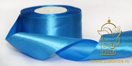 Лента атласная 4 см, цвет - микс