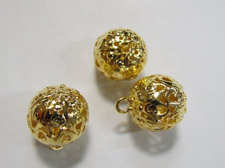 Пуговицы СТАРИННЫЕ, золото, металл (100шт. в упак. )