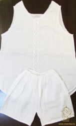 Комплект женского нижнего белья для погребения (майка + панталоны)